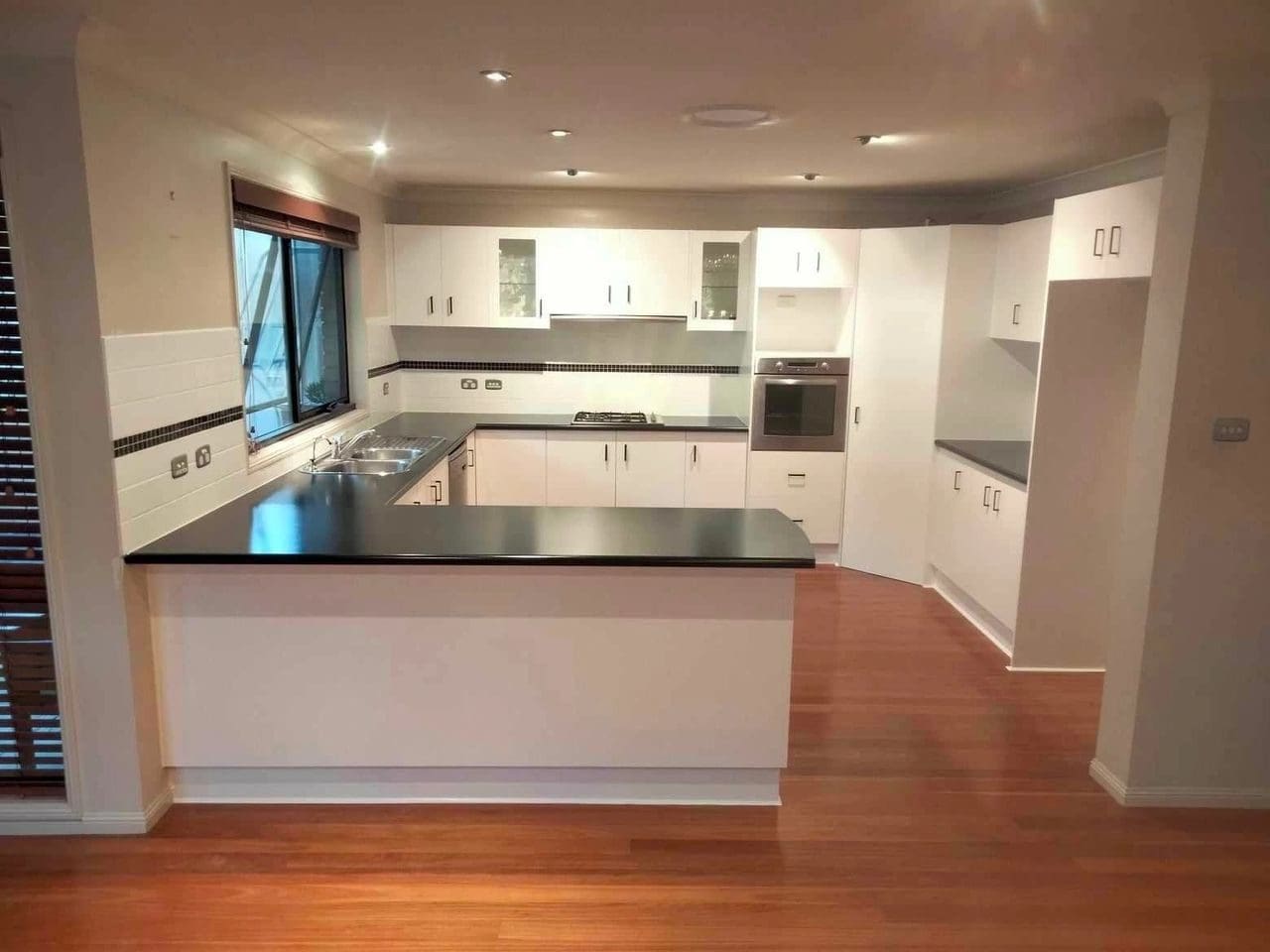 Kitchen resurfacing project in Harrington Park
